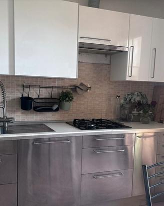Cucina Ikea bianco/inox