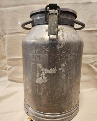 bidone contenitore del latte porta latte vintage 