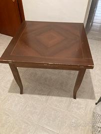 Tavolo legno massiccio apribile