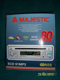 majestic autoradio frontali estraibi cd mp3 NO USB