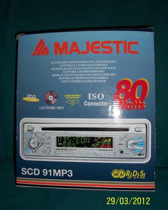 majestic autoradio frontali estraibi cd mp3 NO USB