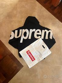 Felpa Supreme Logo dietro Taglia M