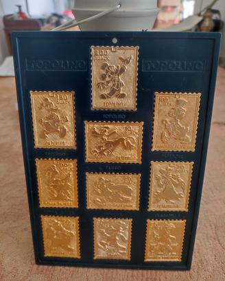 Raccolta francobolli Quack Topolino