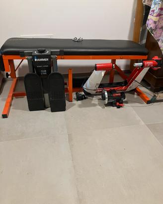 Panca Addominali, Step, Rulli Bici