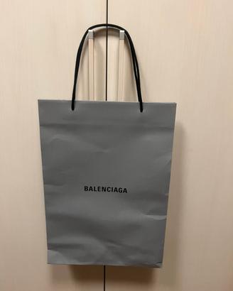 Sacchetto carta shopping bag Balenciaga