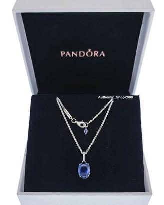 Collana Pandora Pietra Blu 390055C01-45