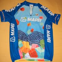 NUOVO Completo Tuta Ciclista Ciclismo Bici Mapei
