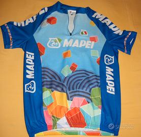 NUOVO Completo Tuta Ciclista Ciclismo Bici Mapei
