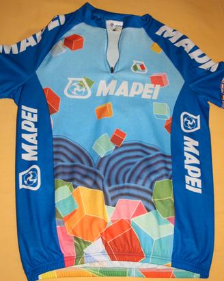 NUOVO Completo Tuta Ciclista Ciclismo Bici Mapei