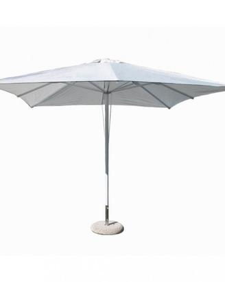 Ombrellone Giardino 3x3m in Alluminio telo Bianco