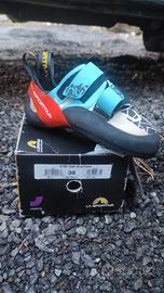 Scarpette LaSportiva da arrampicata NUOVE n.38