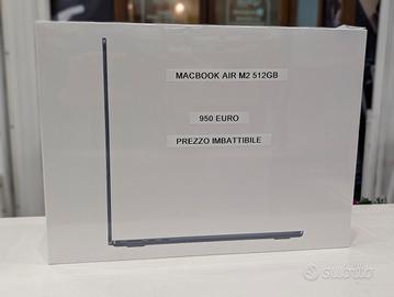 MacBook Air 13" M2 8/512GB nuovo super promo