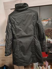 giacca grigia lunga da uomo 