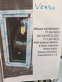 finestre in PVC nuove 