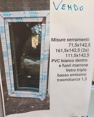 finestre in PVC nuove 