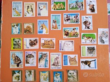 Francobolli da collezione animali