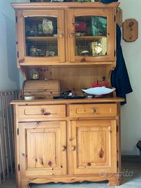 Credenza in legno di pino 185x115x48 cm