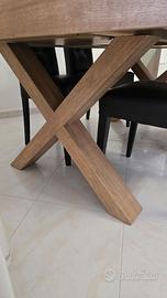Tavolo  allungabile con sedie completo