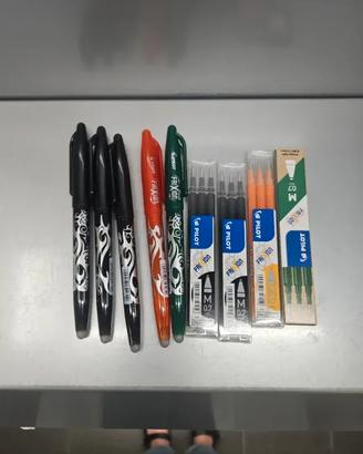 Penne Pilot Frixion cancellabili + refill