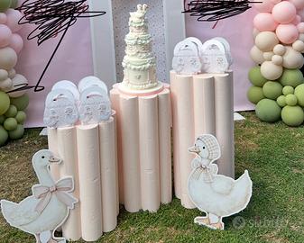 Torta scenografica silly goose+ 2 sagome