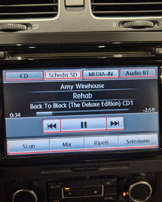 Autoradio Dynaudio originale Volkswagen 