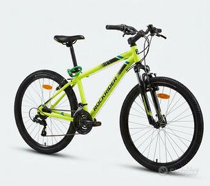 Bici bambina/o Rockrider ST 500 misura 24 verde