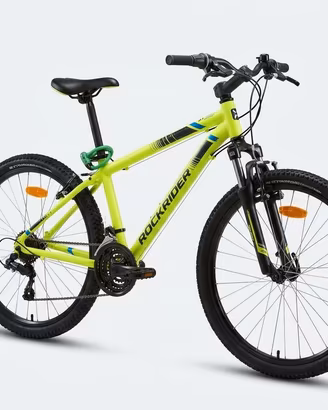 Bici bambina/o Rockrider ST 500 misura 24 verde