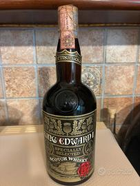 Bottiglia vintage whisky king Edward I,