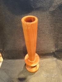 Vaso alto in ciliegio