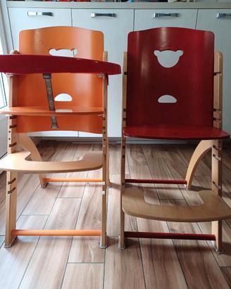 Seggiolone in legno Pali