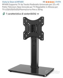 Supporto TV da tavolo piedistallo universale 