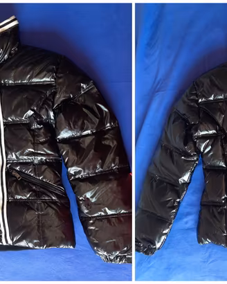 Piumino Donna Moncler Badia Vintage con usura XS