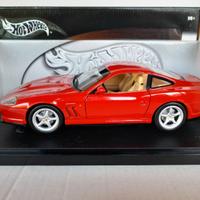 MODELLO AUTO FERRARI 550 MARANELLO ROSSA NO BURAGO