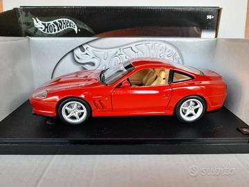 MODELLO AUTO FERRARI 550 MARANELLO ROSSA NO BURAGO