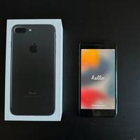 Iphone 7 plus 32 gb nero + 2 cover