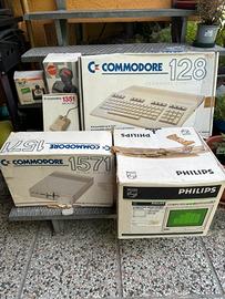 Lotto commodore 128 monitor disk drive mouse ecc