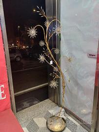 lampada alogena oro zecchino e swarowski