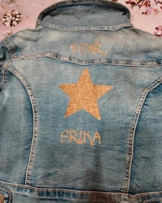 giubbino jeans personalizzato erika