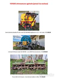 Attrezzature agricole