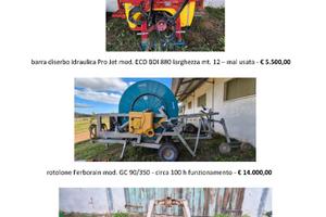 Attrezzature agricole