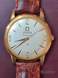 Orologio Vintage Automatico placcato Oro - "TITUS"