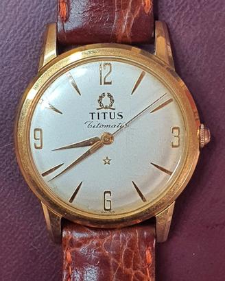 Orologio Vintage Automatico placcato Oro - "TITUS"