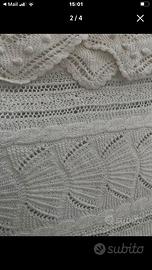 Copriletto cotone  fatto a mano