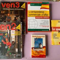 lotto n.5 testi scolastici lingua spagnola