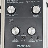 scheda audio usb midi tascam us 122 mkII