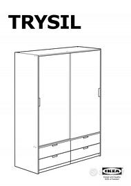 Armadio IKEA TRYSIL bianco