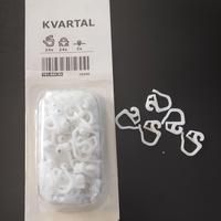 Binari e ganci per tende Kvartal