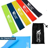 Elastici Fitness LoopBand Latex Naturale 5 livelli