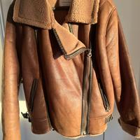 Pelliccia biker Stradivarius taglia S