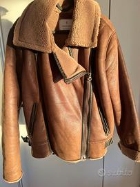 Pelliccia biker Stradivarius taglia S